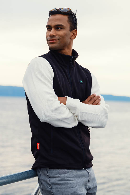 Heated Fleece Vest, size M